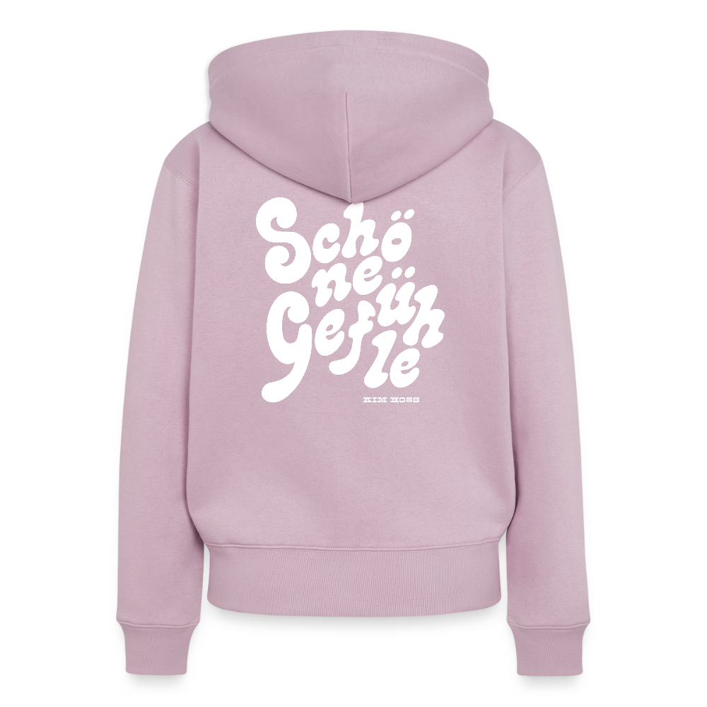Schöner Hoodie Zipper - dusky pink