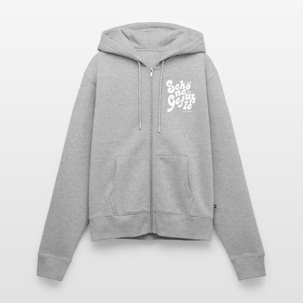Schöner Hoodie Zipper - heather grey