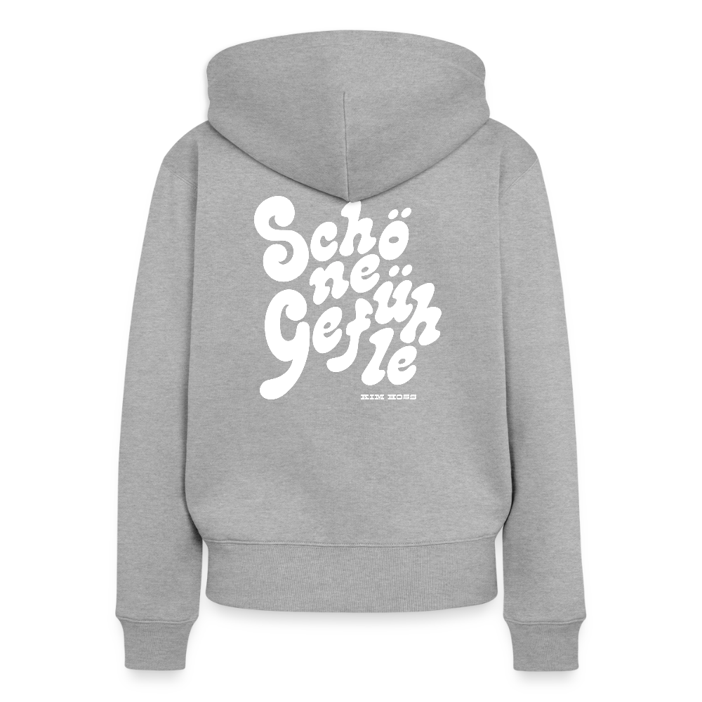 Schöner Hoodie Zipper - heather grey