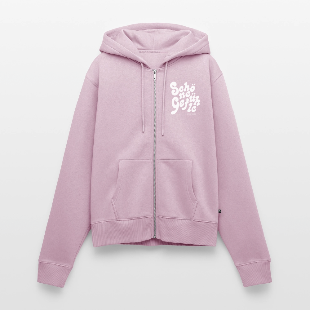 Schöner Hoodie Zipper - dusky pink