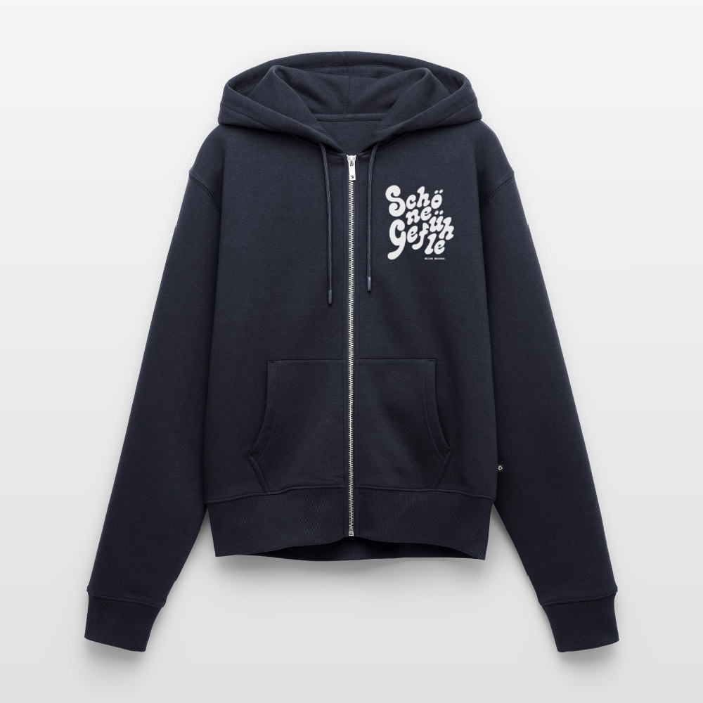Schöner Hoodie Zipper - navy