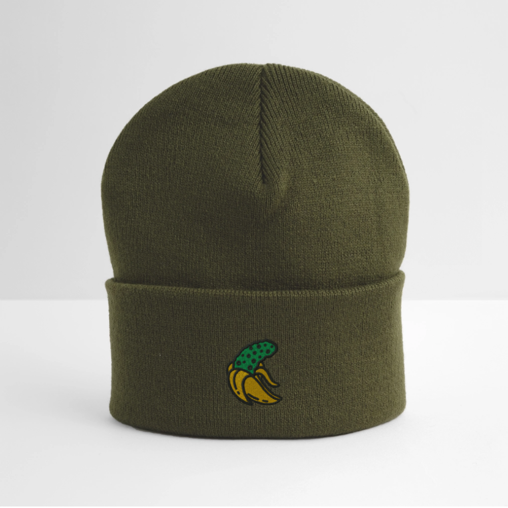 Winter Hat - olive green