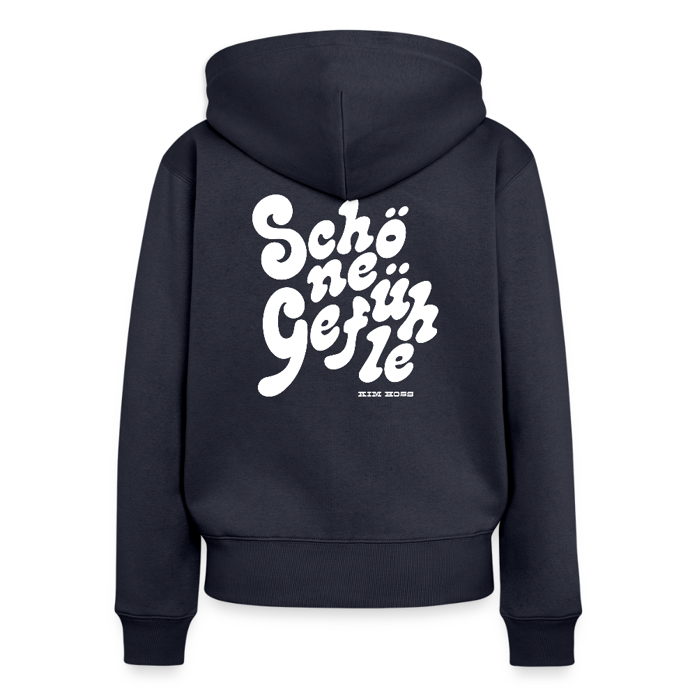 Schöner Hoodie Zipper - navy