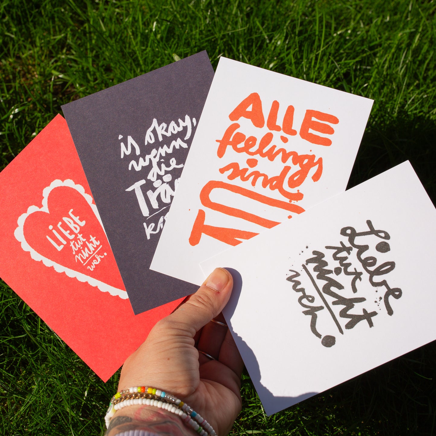 Postkartenset "LIEBE TRÄNEN"