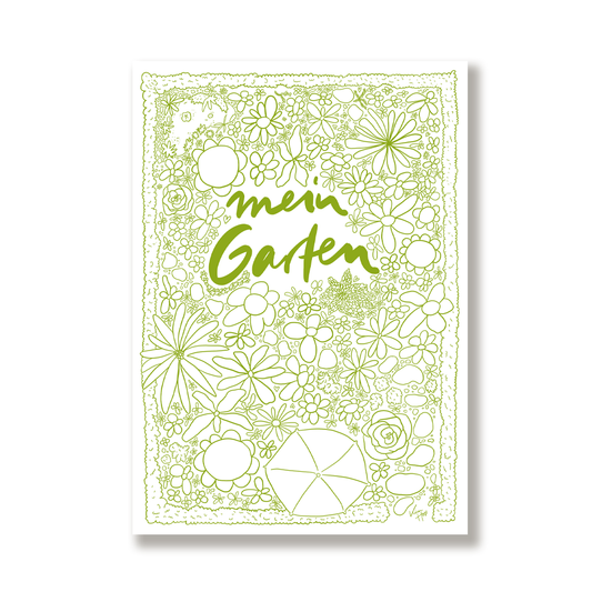 Mein Garten AUSMALKARTE