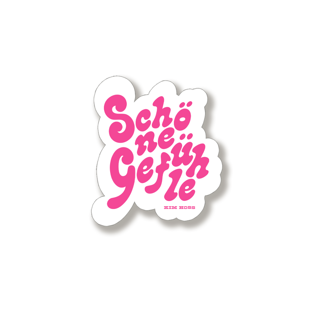 Schöne Gefühle -pink- STICKER