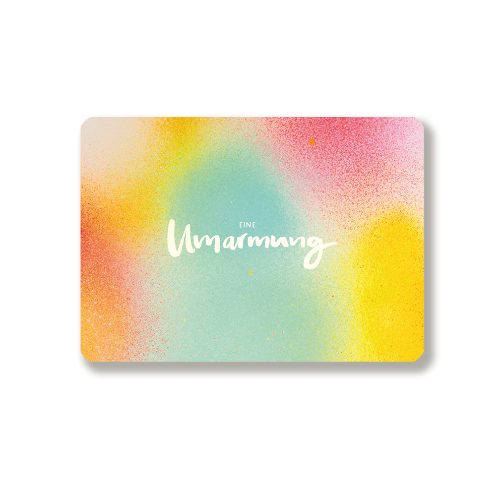 Postkarte UMARMUNG