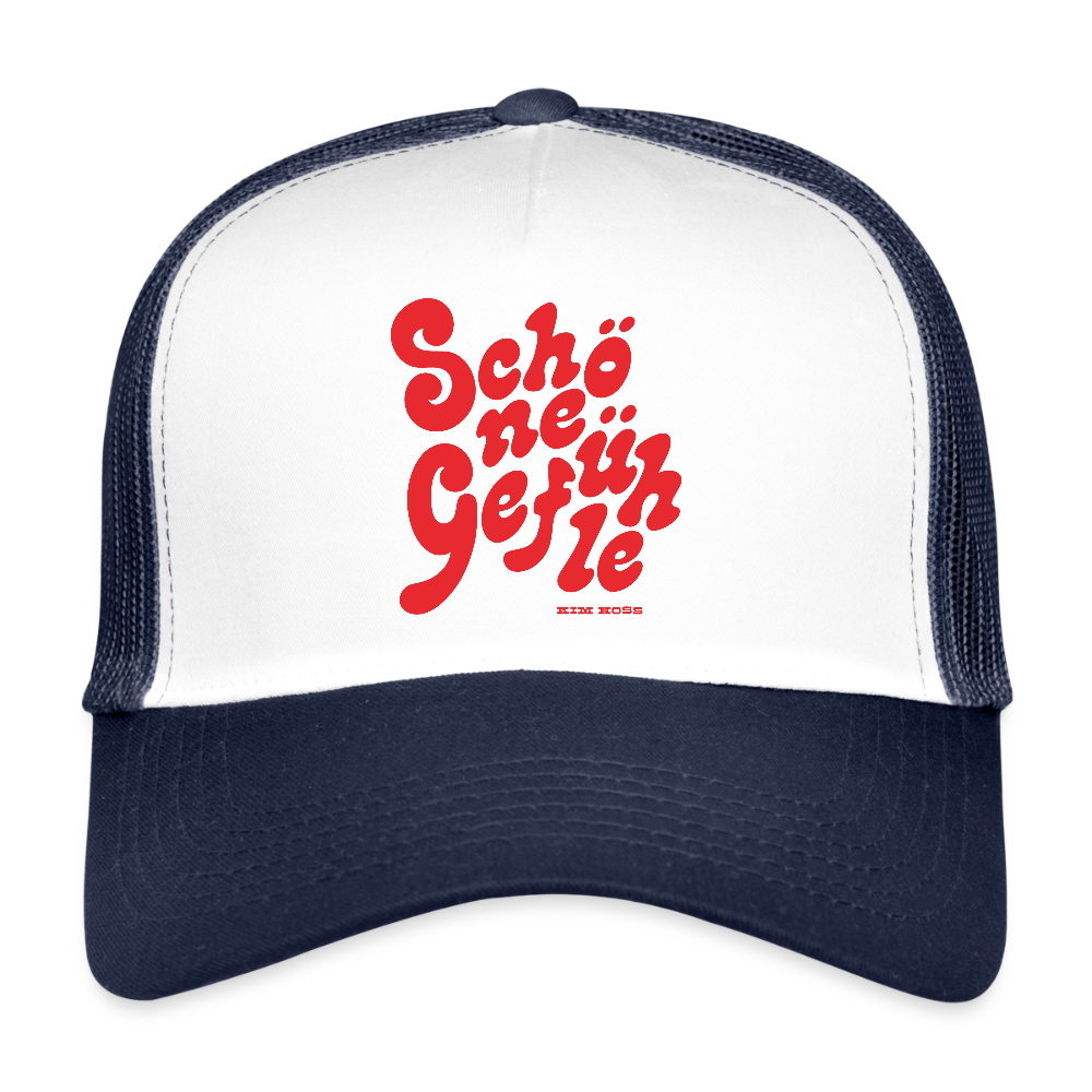 Schöne Truckerin - white/navy
