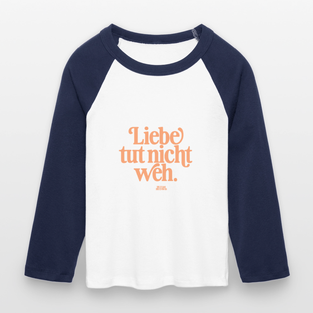 Liebe tut nicht weh! - white/navy 