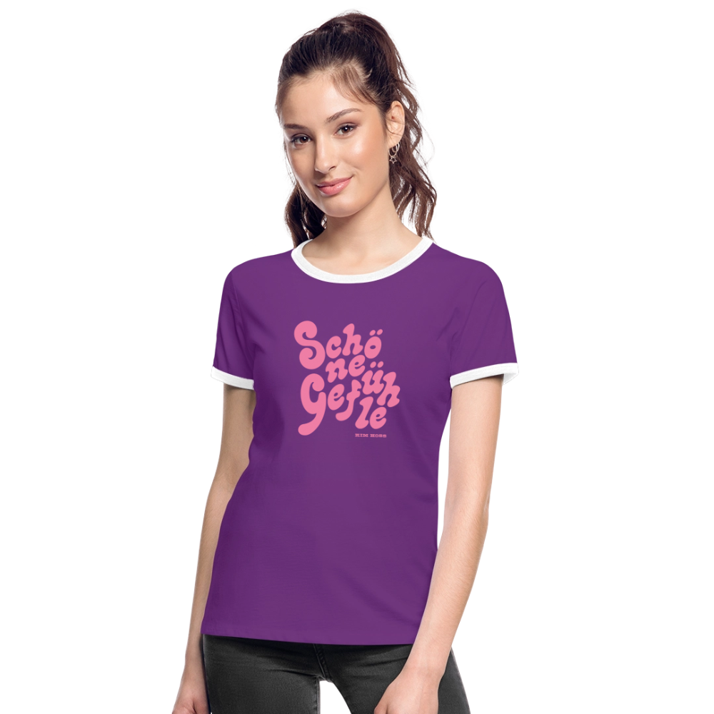Schöne Gefühle! - purple/white