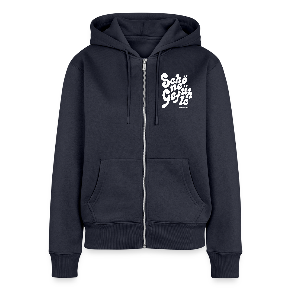 Schöner Hoodie Zipper - navy