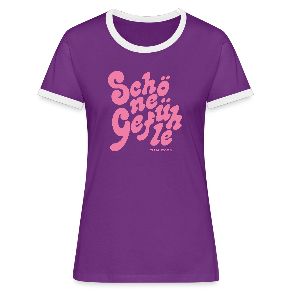 Schöne Gefühle! - purple/white