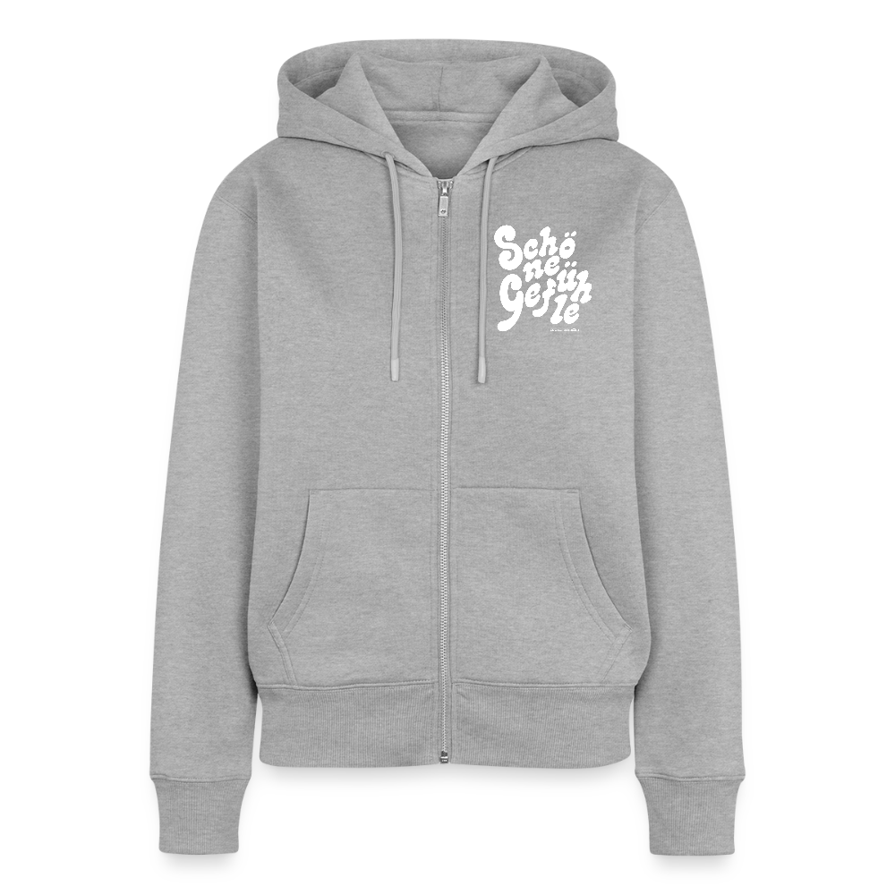 Schöner Hoodie Zipper - heather grey