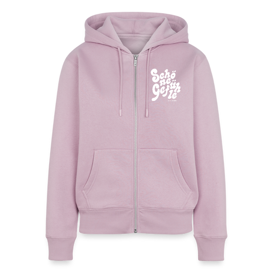 Schöner Hoodie Zipper - dusky pink