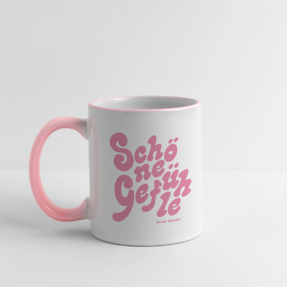 Schöne Gefühle Tasse - white/pink