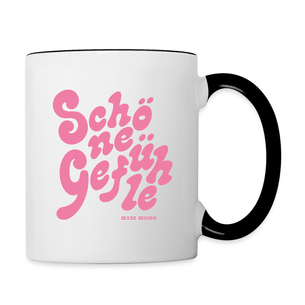 Schöne Gefühle Tasse - white/black