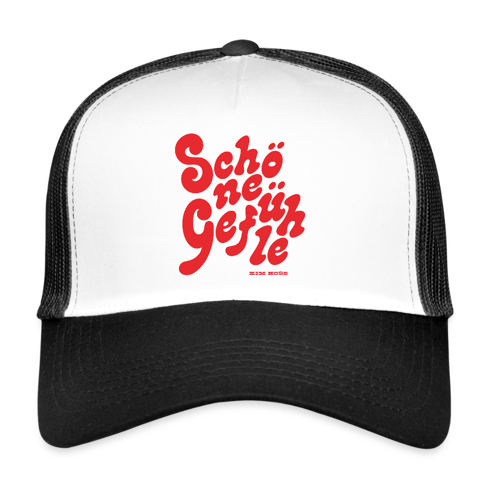 Schöne Truckerin - white/black