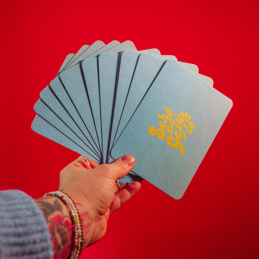 Postkarte BLAUE GEFÜHLE