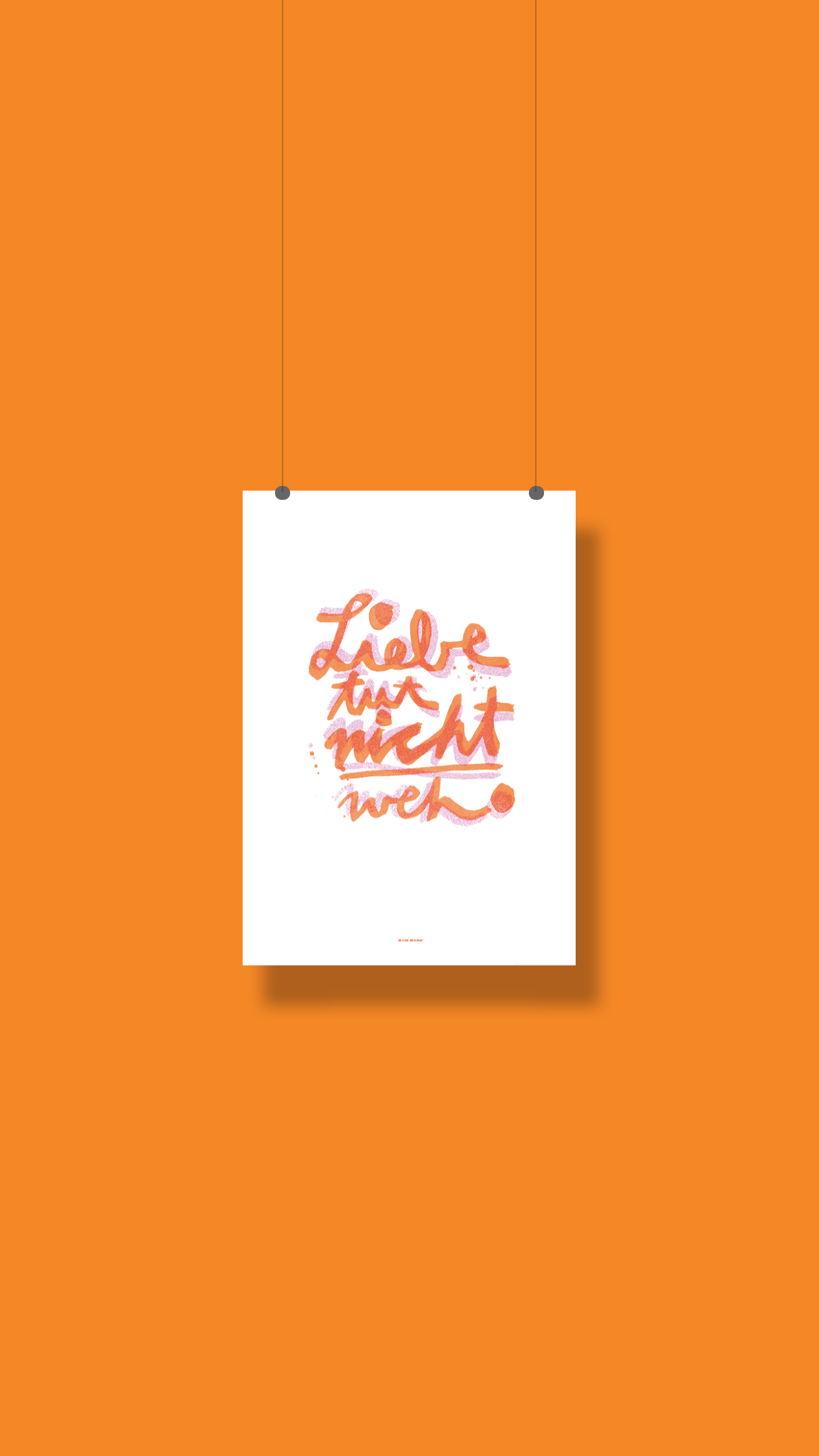 "Liebe tut nicht weh" A4 Print duo