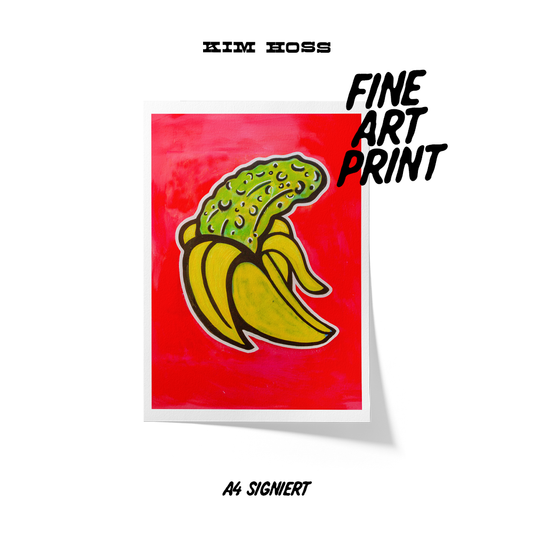 "CHAMÄLEON" signierter Fine Art Print A4