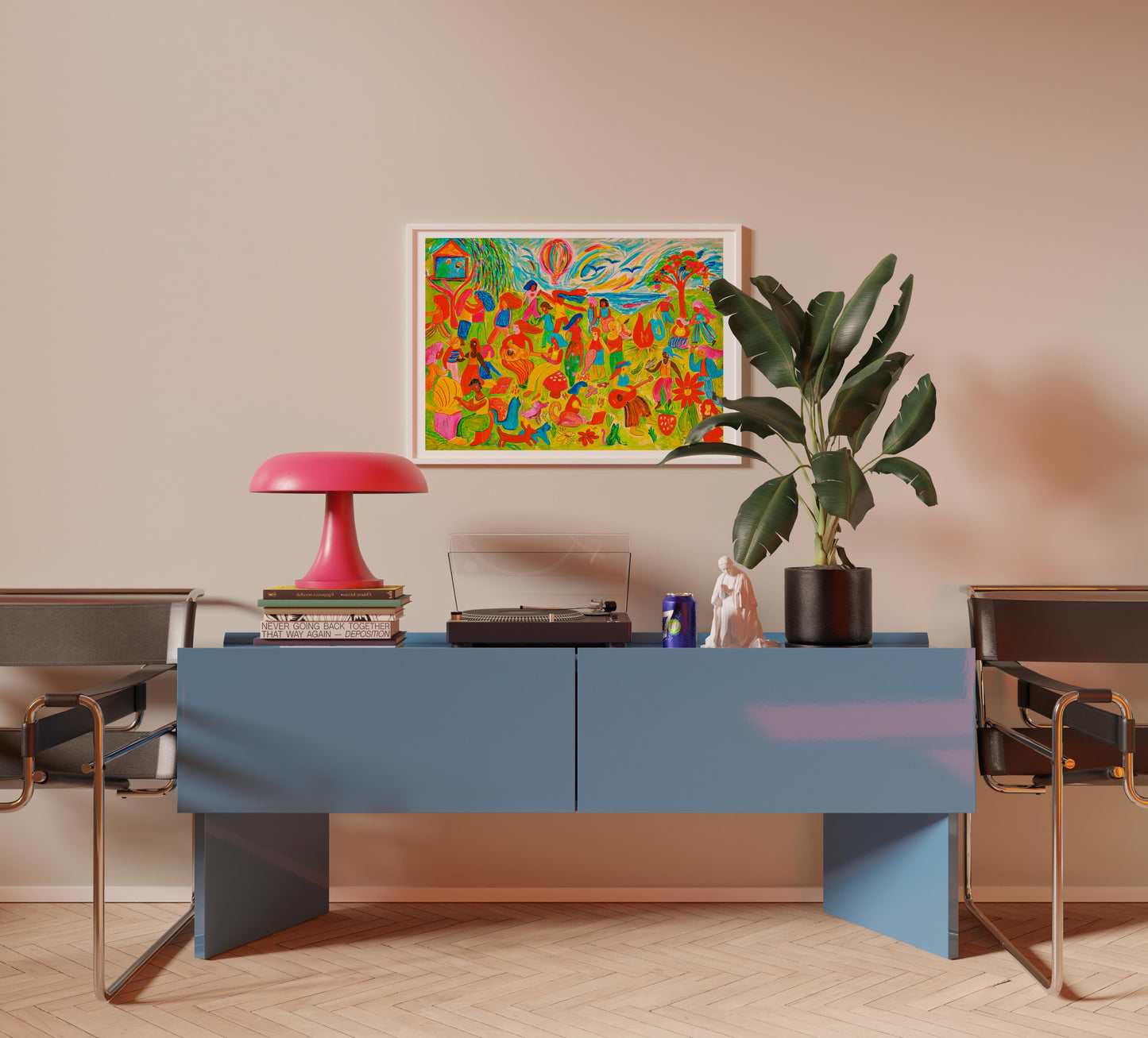 "Sicherer Hafen" signierter Fine Art Print A3