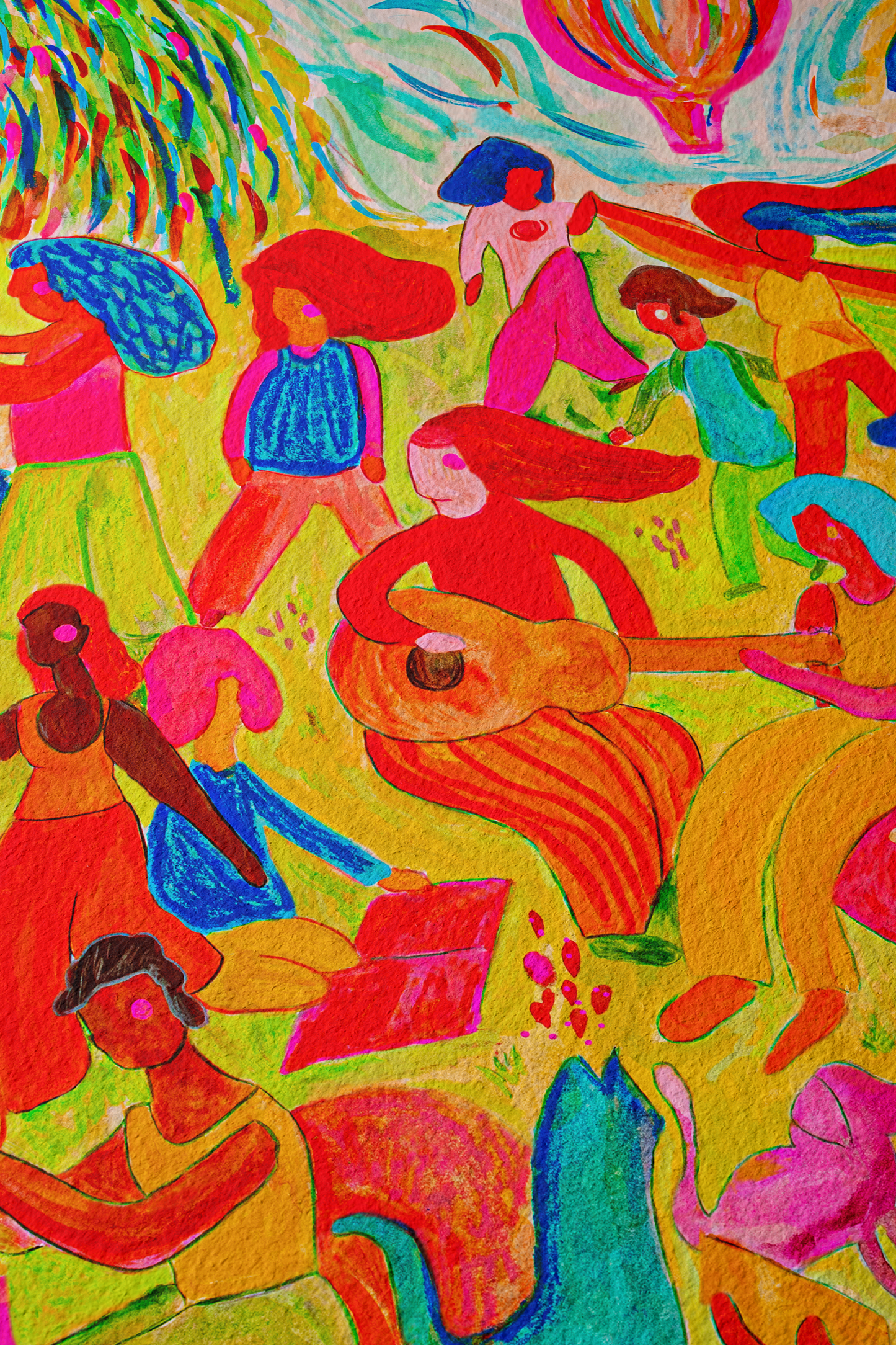 "Sicherer Hafen" signierter Fine Art Print A3