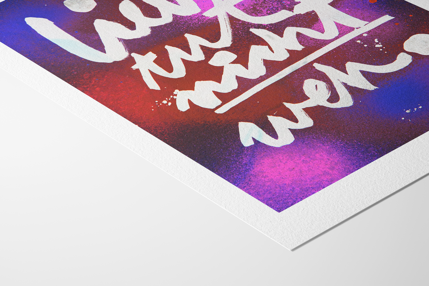 "Liebe tut nicht weh." signierter Fine Art Print A3