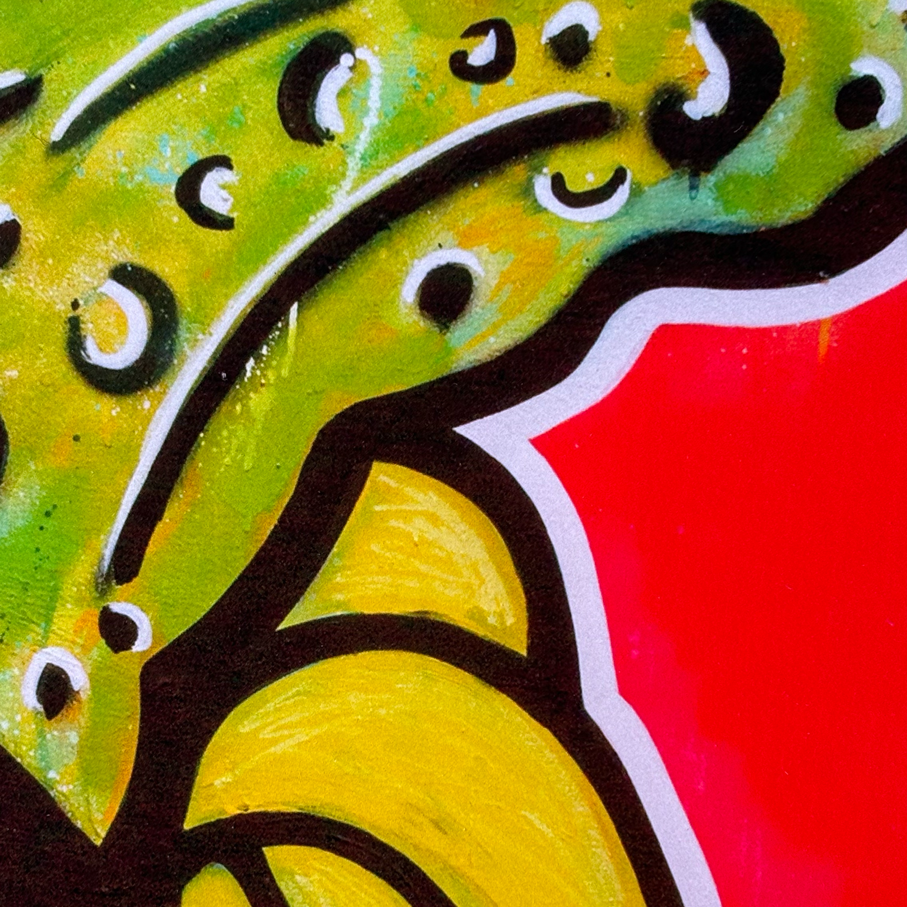 "CHAMÄLEON" signierter Fine Art Print A4