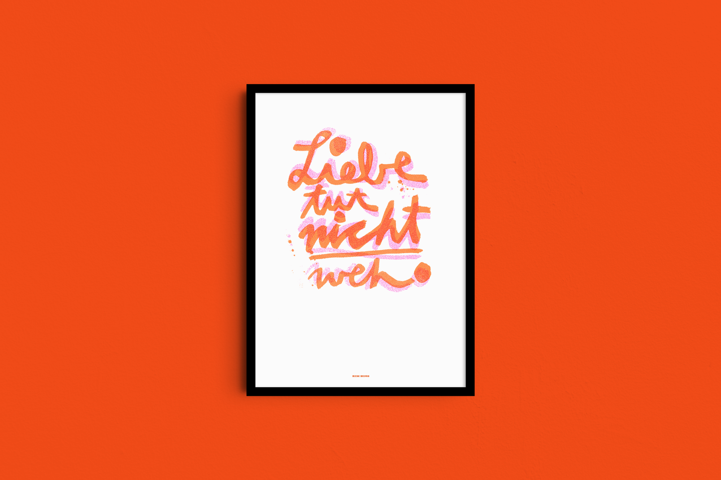 "Liebe tut nicht weh" A4 Print duo