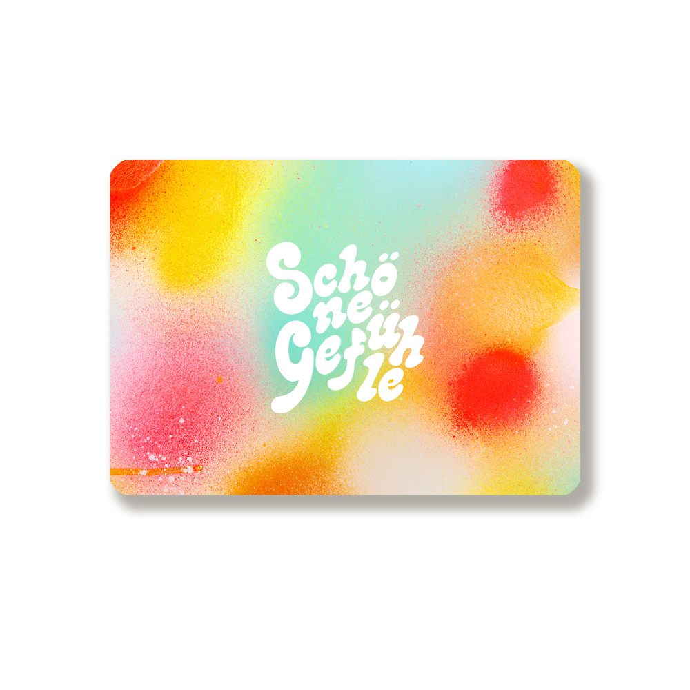Postkarte BUNTE GEFÜHLE